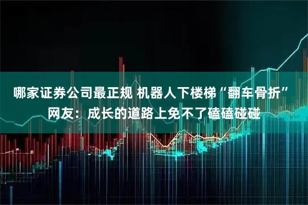 哪家证券公司最正规 机器人下楼梯“翻车骨折” 网友：成长的道路上免不了磕磕碰碰
